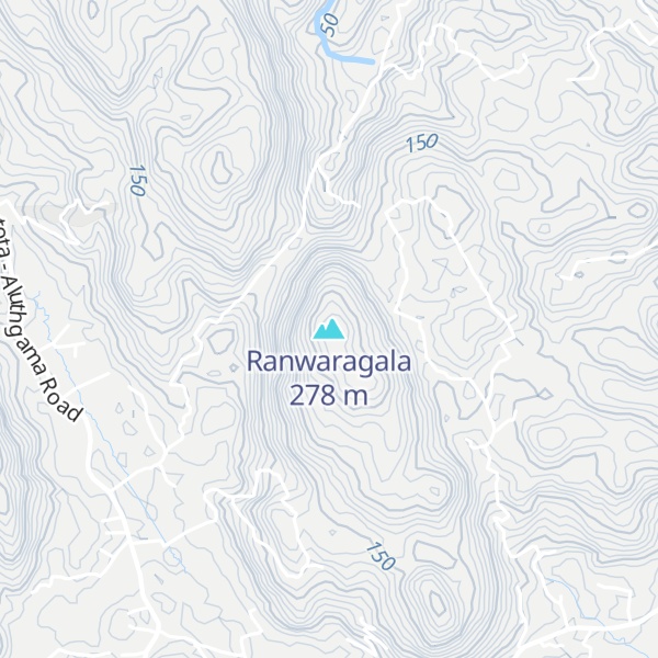 Map of Ranwaragala