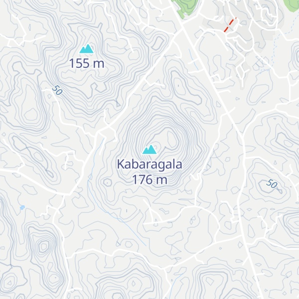 Map of Kabaragala