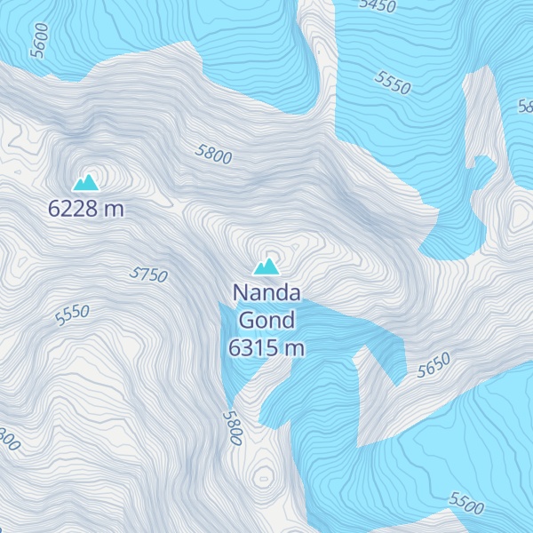 Map of Nanda Gond