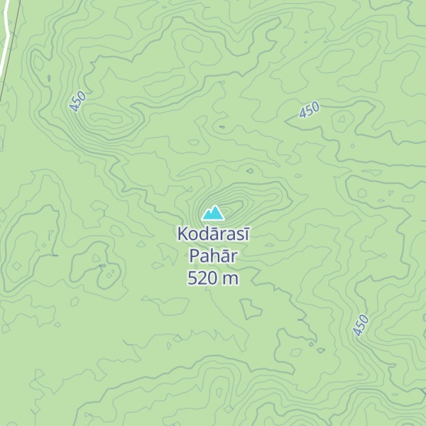 Map of Kodārasī Pahār