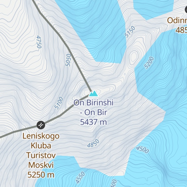Map of On Birinshi - On Bir