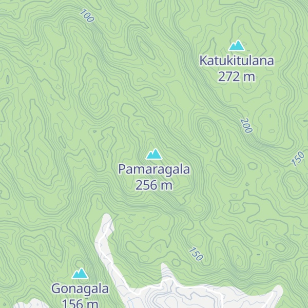 Map of Pamaragala