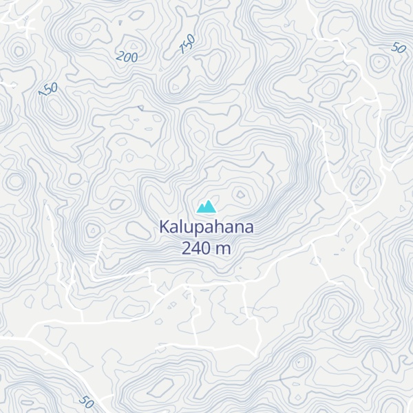 Map of Kalupahana