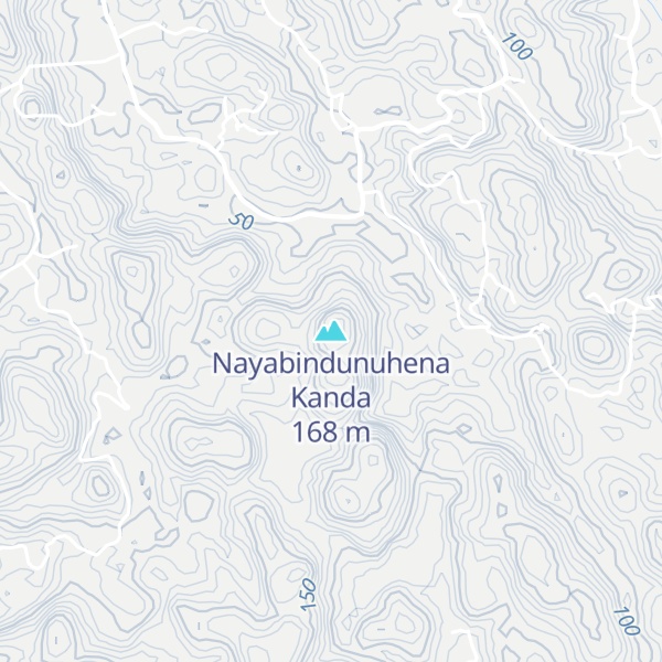 Map of Nayabindunuhena Kanda