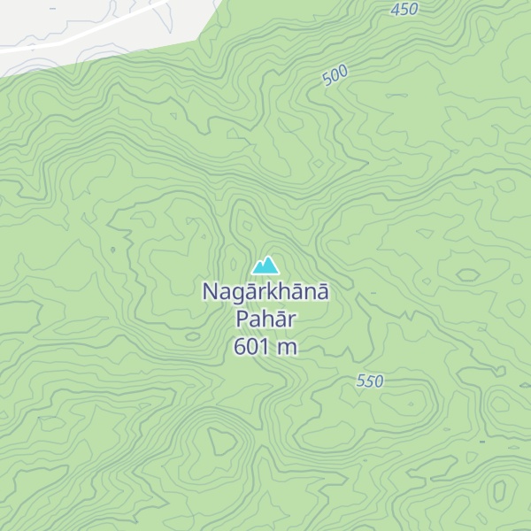 Map of Nagārkhānā Pahār