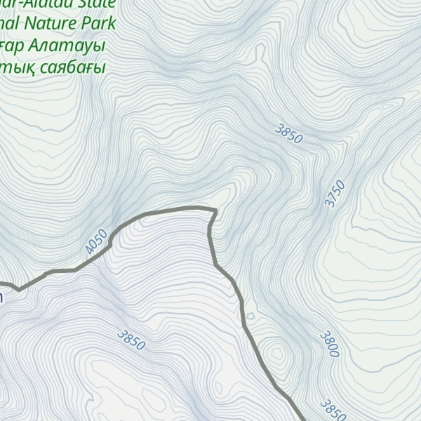 Map of Pik Dzhambula