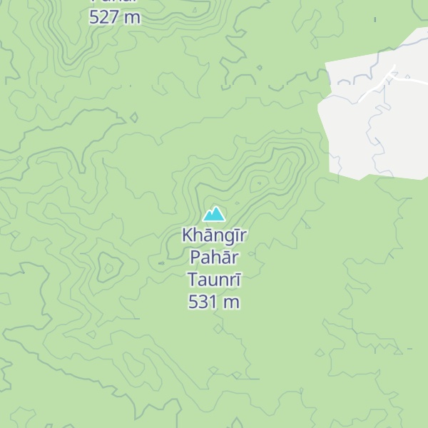 Map of Khāngīr Pahār Taunrī