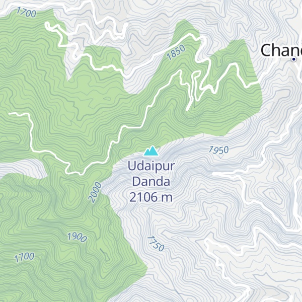 Map of Udaipur Danda