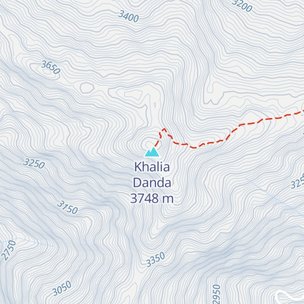 Map of Khalia Danda