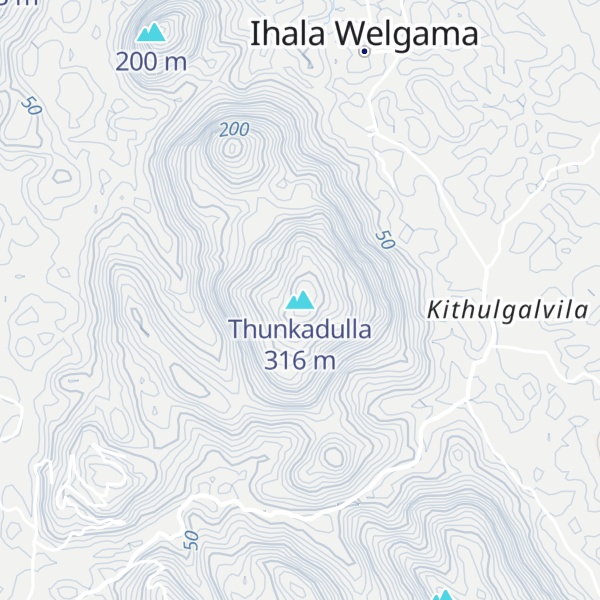 Map of Thunkadulla
