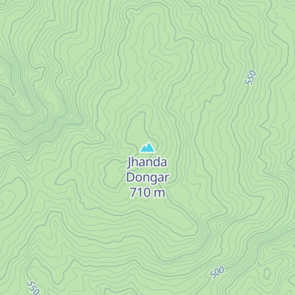 Map of Jhanda Dongar
