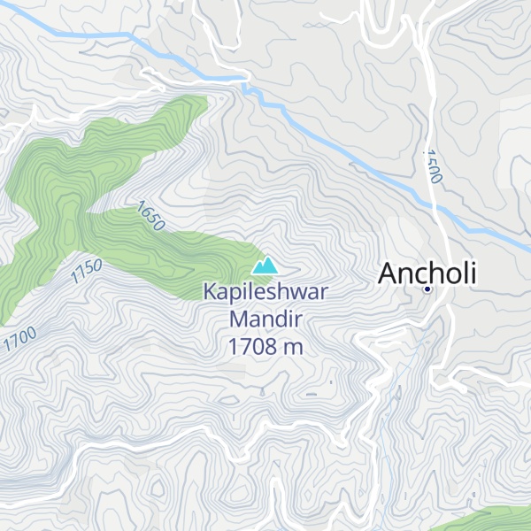 Map of Kapileshwar Mandir