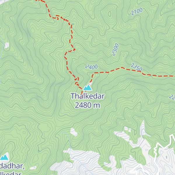 Map of Thalkedar