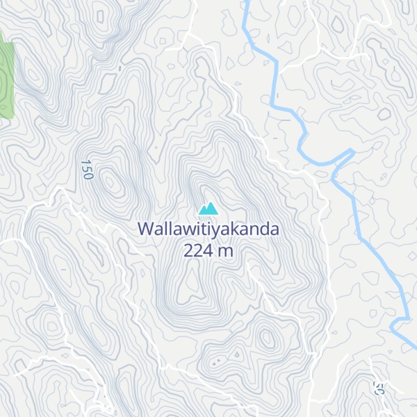 Map of Wallawitiyakanda
