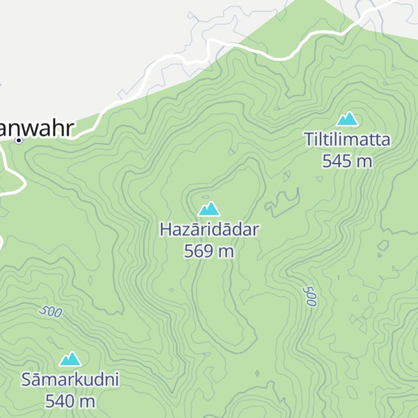 Map of Hazāridādar
