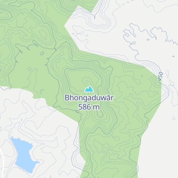 Map of Bhongaduwār