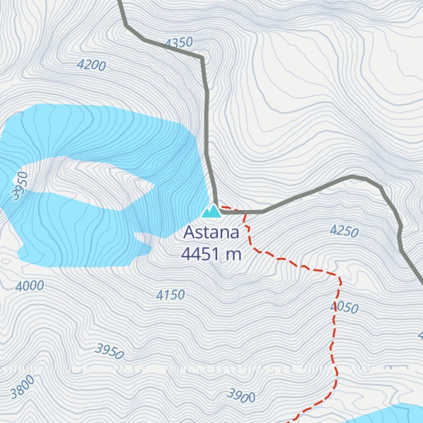Map of Astana