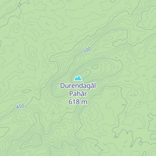 Map of Durendagāl Pahār