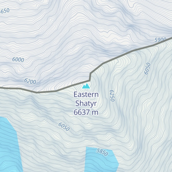 Map of Eastern Shatyr