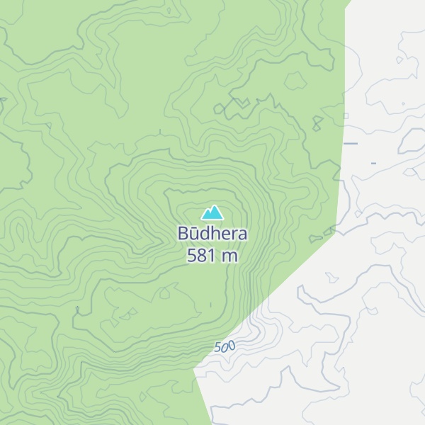 Map of Būdhera
