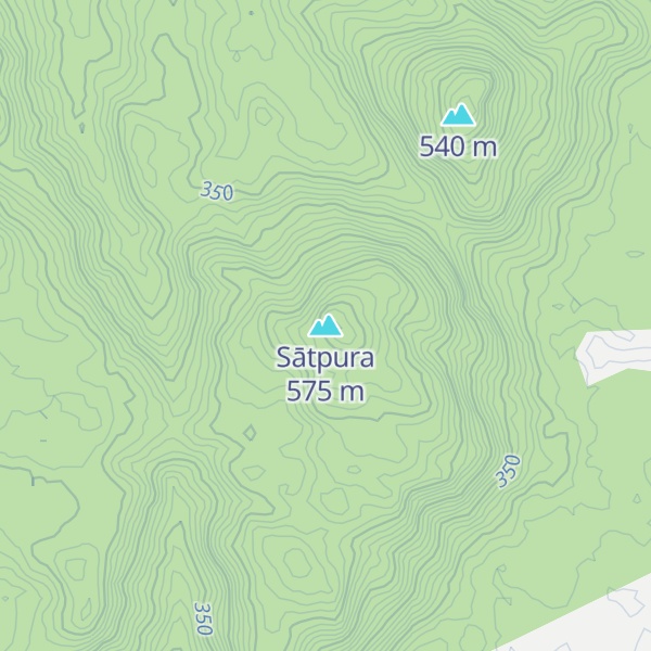 Map of Sātpura