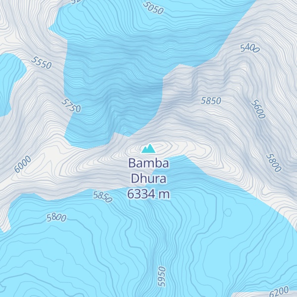 Map of Bamba Dhura