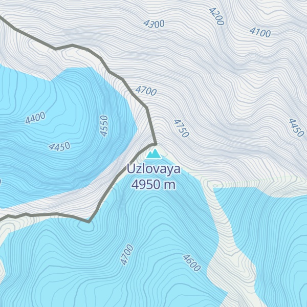 Map of Uzlovaya