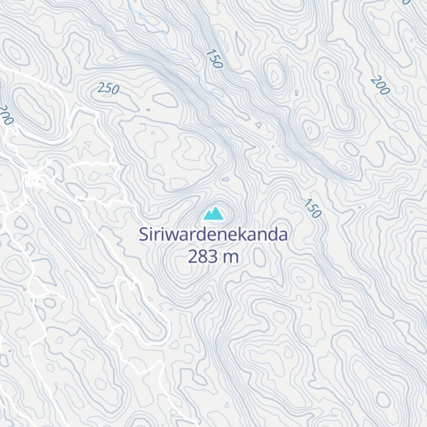 Map of Siriwardenekanda