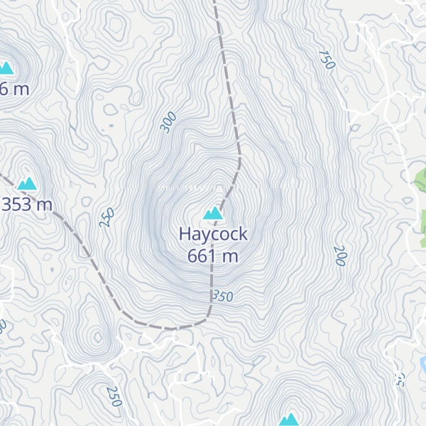 Map of Haycock