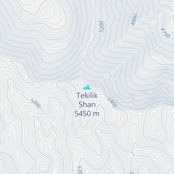 Map of Tekilik Shan