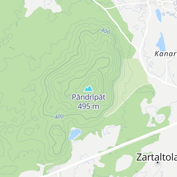 Map of Pāndrīpāt
