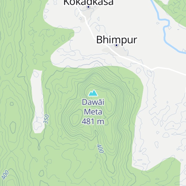 Map of Dawāi Meta