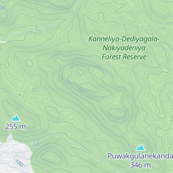 Map of High Kabbale Peak
