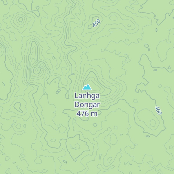 Map of Lanhga Dongar