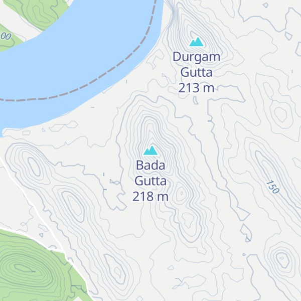 Map of Bada Gutta