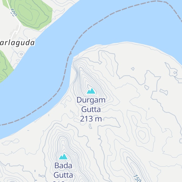 Map of Durgam Gutta