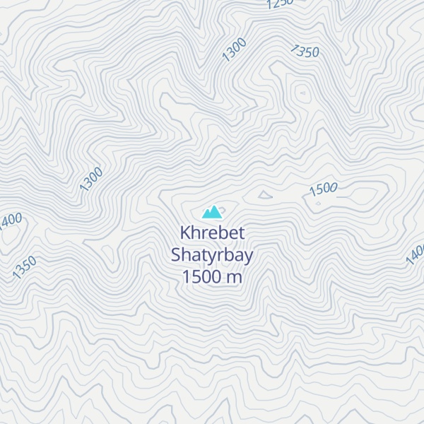 Map of Khrebet Shatyrbay