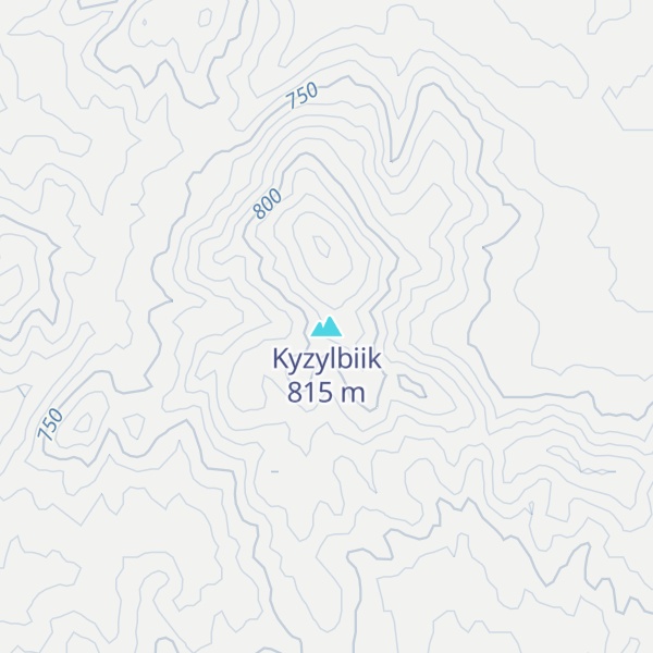 Map of Kyzylbiik