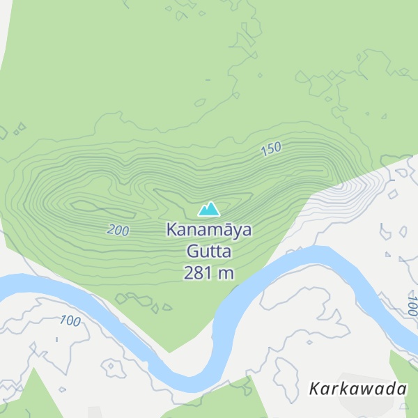 Map of Kanamāya Gutta