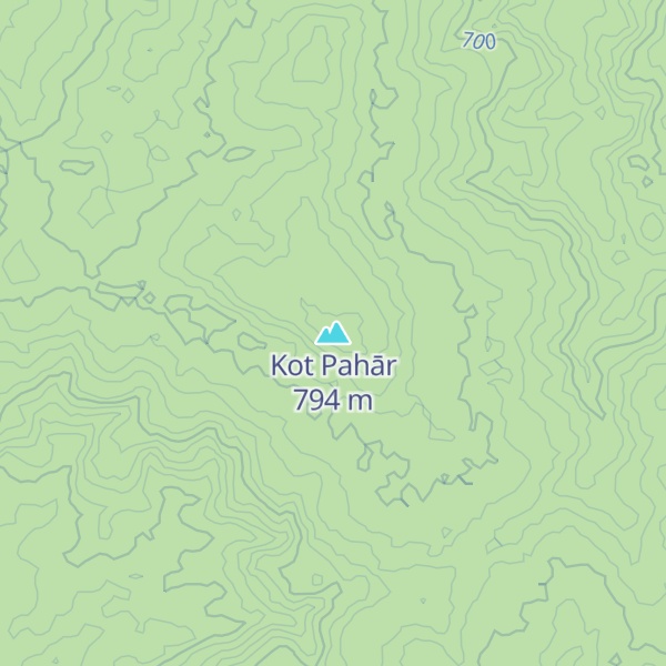 Map of Kot Pahār