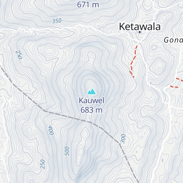 Map of Kauwel