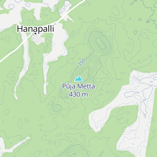 Map of Pūja Metta