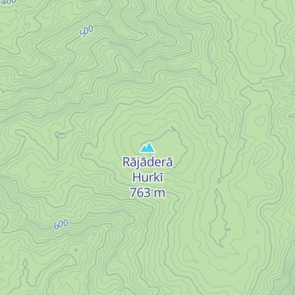 Map of Rājāderā Hurkī