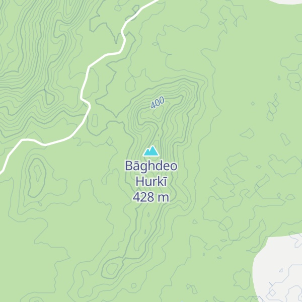 Map of Bāghdeo Hurkī