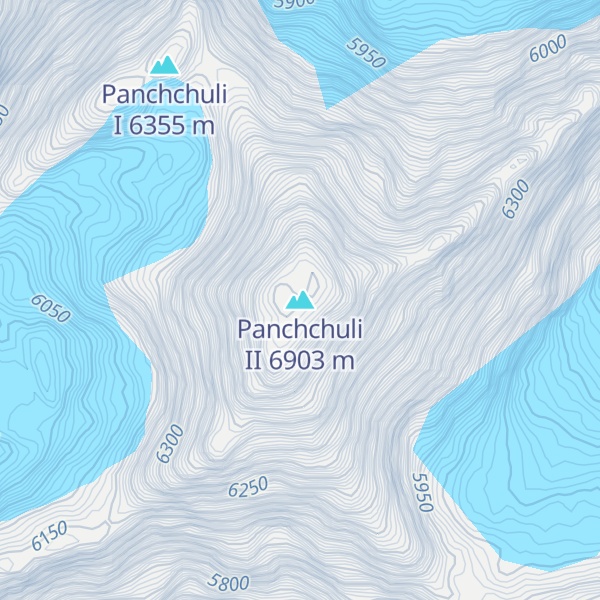 Map of Panchchuli II