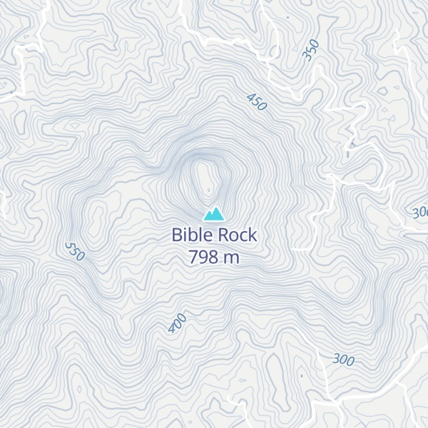 Map of Bible Rock
