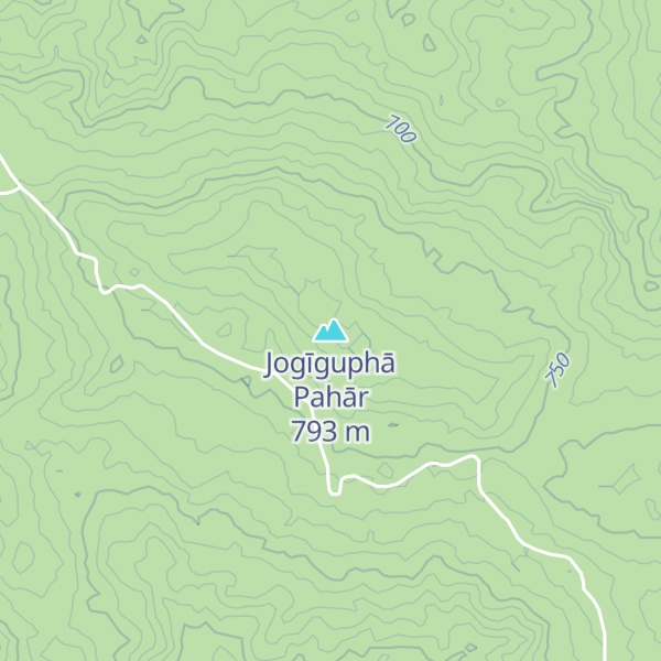 Map of Jogīguphā Pahār