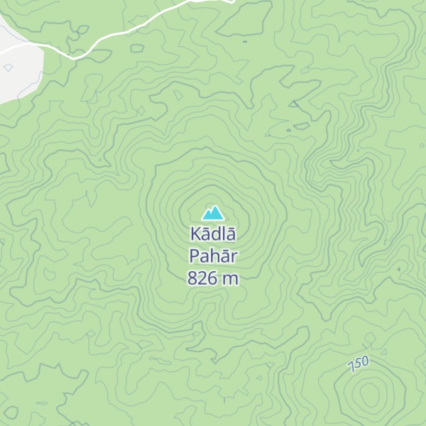 Map of Kādlā Pahār