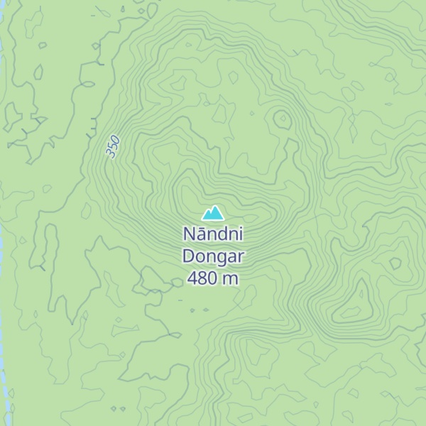 Map of Nāndni Dongar