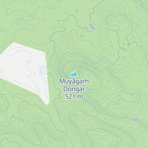 Map of Muyāgarh Dongar